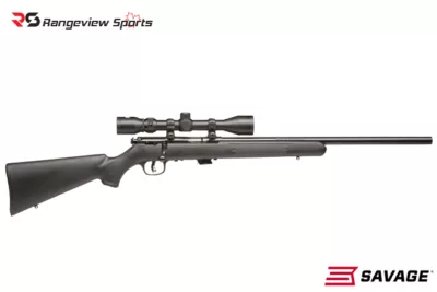 Savage Mark II FVXP Rifle w:Mounted Scope, 22 LR 21″ Barrel Rangeviewsports Canada