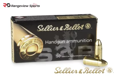 Sellier & Bellot 9mm Pistol Ammo, 115Gr FMJ – 1000Rds Rangeviewsports Canada