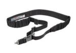 Blue Force Gear UDC Padded Bungee One Point Sling, Push Button Adapter - Black