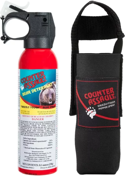 Counter Assault Ultra Bear Deterrent with Belt Holster - - Rangeview Sports Canada