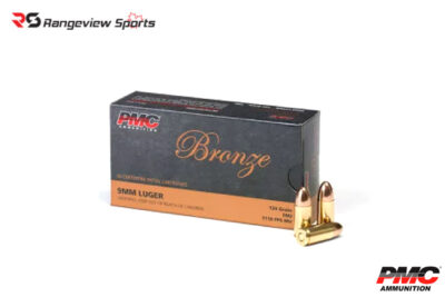 PMC Bronze 9mm 124Gr FMJ – 50Rds Rangeview sports CANADA