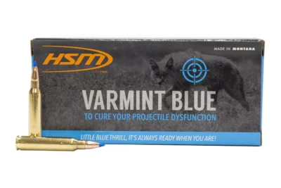 HSM Varmint Blue 223 Rem Rifle Ammo 55Gr