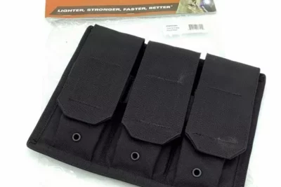BlackHawk Triple M16 Mag Pouch Hook and Loop Bag - Black