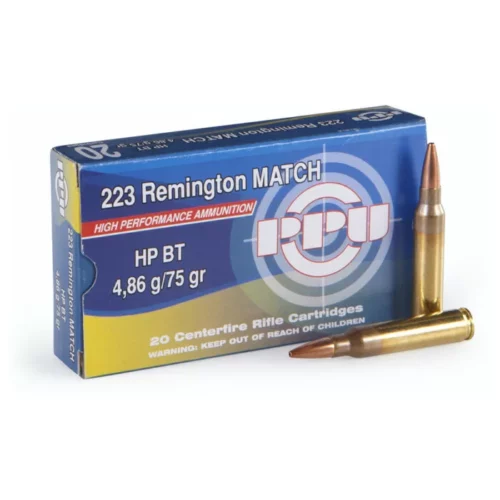 Ppu High Performance Ammo 223 Rem 75Gr