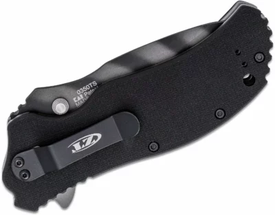 Zero Tolerance flipper Folding Knife w/ Assisted Open - Black/tiger Stripe - - Rangeview Sports Canada