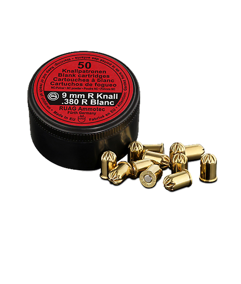 RWS 9mm Blank Cartridges Nitro RB 50Rds Rangeview Sports Canada