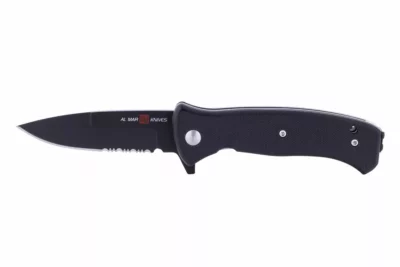 Al Mar Sere Night G Series Assisted Open Knife 3" - Black - - Rangeview Sports Canada