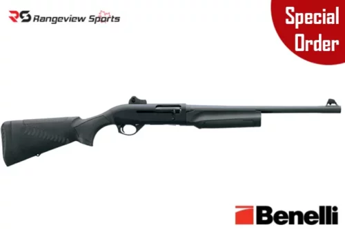 Benelli M2 Tactical Shotgun With Standard Stock, 3″ 12Ga 18.5″ Barrel Rangeview Sports Canada Copy