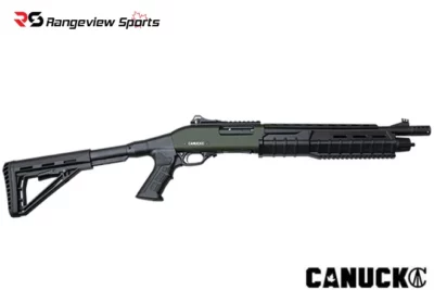 Canuck Commander 12ga Pump Shotgun Green RANGEVIEWSPORT CANADA