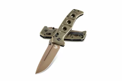 Benchmade Adamas Manual Open Folding Knife - FDE