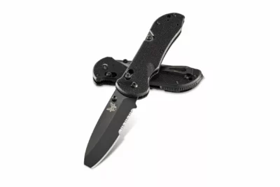 Benchmade Triage Manual Open Folding Knife - Black