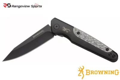 Browning Tie Fork Folding Knife – Black rangeview sports canada
