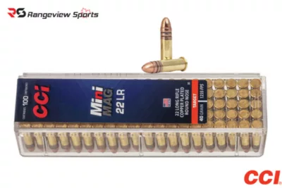 CCI Mini-Mag Target 22 LR Rimfire Ammo 40 Gr CPRN - 1000Rds