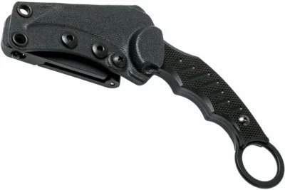 Fox Karambit Fixed Blade Knife - G10 Black