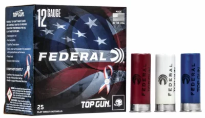 Federal Top Gun Target Load USA Edition, 12 Ga 2 3/4" #8 Shot