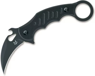 Fox Karambit Fixed Blade Knife - G10 Black