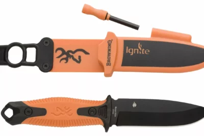 Browning Ignite Survival Knife - Orange/Black