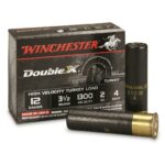 Winchester Double X 12Ga Turkey Load 3 1/2" 2 oz, 1300 FPS 4 Shot - 10Rds