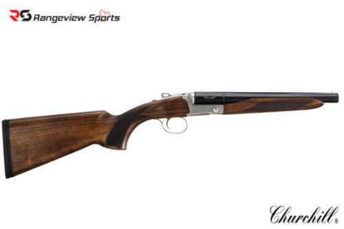 Churchill 512 Silver 12Ga Side By Side Shotgun 12.5″ Barrel, Walnut Stock Rangeview Sports Canada