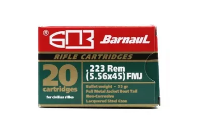 Barnaul 223 Rem Rifle Cartridges 55 Gr