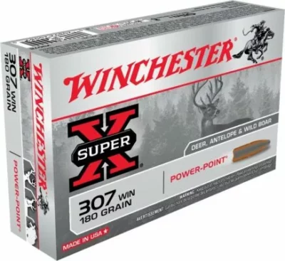 Winchester Super X 307 Win Rifle Ammo, 180Gr Power-Point - 20Rds - Winchester - Rangeview Sports Canada