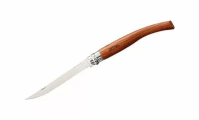 Opinel No.12 Slim Stainless Steel Folding Knife - Padauk Handle - Opinel - Rangeview Sports Canada