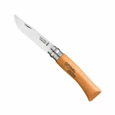 Opinel No.07 Carbon Steel Folding Knife - Beech Wood - - Rangeview Sports Canada