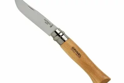 Opinel No.08 Stainless Steel Pocket Knife - Natural
