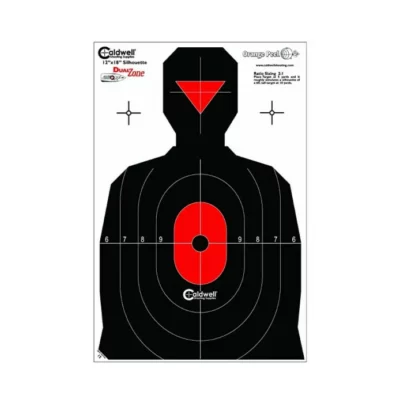 Caldwell 12x18" Dual Zone Silhouette Targets - 8Pk - Caldwell - Rangeview Sports Canada