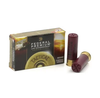 Federal Tactical Buckshot, 12Ga 2 3/4" #00 Buckshot 9 Pellets 1145FPS - 5Rds - Federal - Rangeview Sports Canada