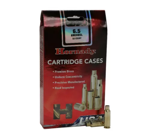 dnvfsdvrangeviewsports Hornady 6.5 Grendel Unprimed Cartridge Cases - 50Ct - Image 1