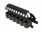 Mesa Tactical Sureshell Polymer Carrier and Saddle Rail for Rem 870, 12Ga 