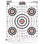 Champion Scorekeeper 100 Yd Rifle Sighting-In Targets - 12Pk