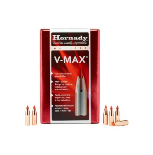 jnjsndvsdfvrangeviewsports Hornady V-Max 22 Cal Bullets 40 Gr - 100Ct - Image 1