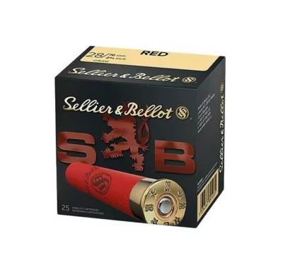 Sellier & Bellot RED 28Ga Ammo 2 3/4", 3/4 oz - 25Rds - Sellier & Bellot - Rangeview Sports Canada