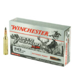 Winchester Deer Season XP 243 Win Rifle Ammo 95 Gr, 3100 FPS - 20Rds