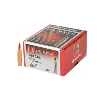 Hornady ELD Match 338 Cal Bullets 285 Gr - 50Ct - Hornady - Rangeview Sports Canada