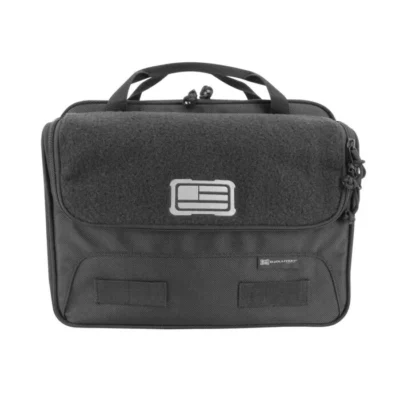 Evolution Tactical XL Double Pistol Case - Black - - Rangeview Sports Canada