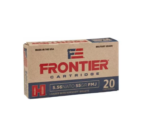 Hornady Frontier 5.56 Nato Rifle Ammo 55 Gr, Fmj 3240 Fps - 20Rds | Rangeview Sports Canada