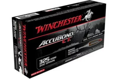 Winchester Expedition 325 WSM Rifle Ammo 200 Gr, Accubond CT 2950 FPS - 20Rds