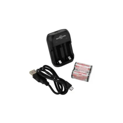 Surefire Rechargeable 123A 3V Battery Charger Kit - SureFire - Rangeview Sports Canada