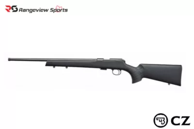 CZ 457 22 WMR Bolt Action Rifle, 20″ Barrel – Black Synthetic Stock rangeview sports canada
