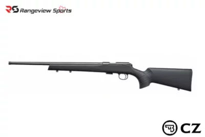 CZ 457 22 WMR Bolt Action Rifle, 20″ Barrel – Black Synthetic Stock rangeview sports canada