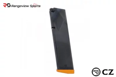 CZ Tactical Sport 1:2 9mm Magazine, Orange – 10:20Rd rangeview sports canada