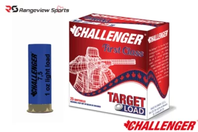 Challenger First Class Target Load, 12Ga 2 3:4″ #7.5 Shot 1 1:8oz 1150FPS – 25Rds rangeview sports canada