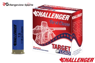 Challenger First Class Target Load, 12Ga 2 3:4″ #8 Shot 1 1:8oz 1150FPS – 25Rds rangeview sports canada