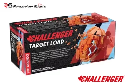 Challenger First Class Target Load, 12Ga 2 3:4″ #8 Shot 1 1:8oz 1150FPS – 400Rds rangeview sports canada