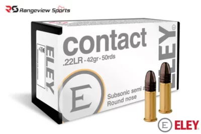 Eley Contact 22 LR Rimfire Ammo, 42Gr RN – 50Rds rangeview sports canada