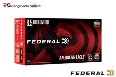 Federal American Eagle 6.5 Creedmoor Rifle Ammo, 123Gr OTM – 20Rds rangeview sports canada