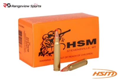 HSM .223 Rem 55GR. Hornady VMAX Ammo 50Rd Box rangeview sports canada